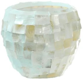 Shell Oceana Couple pearl white 17x15 cm