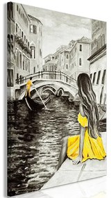 Artgeist Obraz - Far Dreams (1 Part) Vertical Yellow Veľkosť: 20x30, Verzia: Premium Print