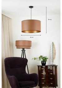 Brilagi - Luster na lanku OREGON ROLLER VEGE 1xE27/15W/230V pr. 45 cm hnedá