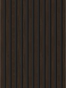 Mexen Lam-B, akustické stenové lamely 275 × 30 cm, HDF doska 4 mm, technická dyha, eben hnedý, S100-275307-3015-022