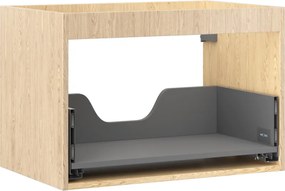 Mexen Box-A, závesná skrinka 70 cm, 1 zásuvka, dub, 91AX0-0700-470-1-81