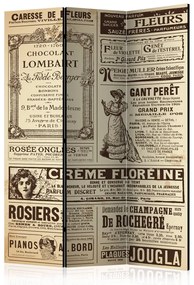 Artgeist Paraván - Vintage Magazines [Room Dividers]