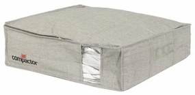 Úložný box s puzdrom Compactor Oxford L, 145 l, sivá