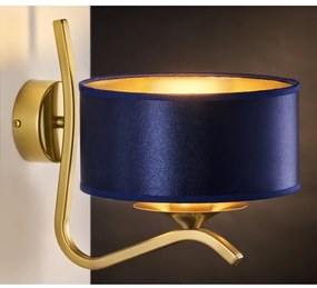 Jupiter 2115 - Nástenné svietidlo KASZMIR 1xE27/15W/230V modré/zlaté