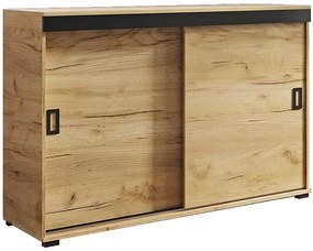 Komoda Retro 140 Craft + Čierna Rukoväte