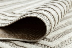 Koberec SANTO  SIZAL 0999, geometrické tvary, biely