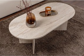 Béžový pololesklý konferenčný stolík 60x119 cm Sable – Kalune Design