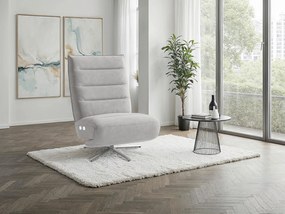 XXXLutz RELAXAČNÉ KRESLO, textil, strieborná Sit & More - Online Only obývacie izby - 000144038055