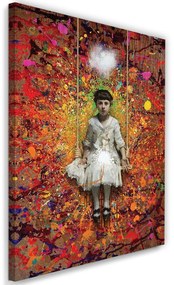 Gario Obraz na plátne Dievča na hojdačke - Jose Luis Guerrero Rozmery: 40 x 60 cm