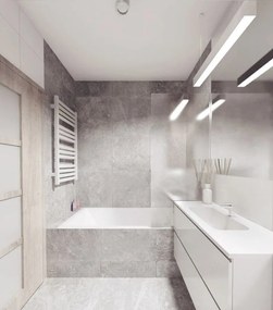 Terma Marlin 1185x530 vodný/elektrický radiátor Metallic Grey SX