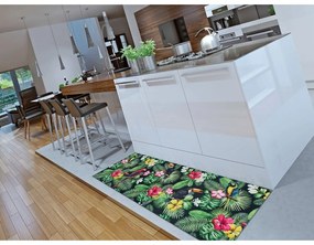 Zelený koberec behúne 52x200 cm Sprinty Tropical – Universal