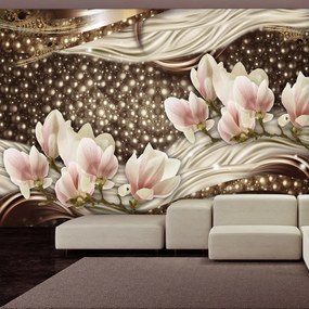 Artgeist Fototapeta - Pearls and Magnolias Veľkosť: 100x70, Verzia: Premium