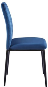 Jedálenská stolička MAVERIK zamatová, granátová