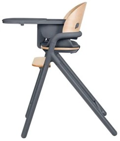 Lionelo - Detská jedálenská stolička 3v1 CELIA Grey Wood