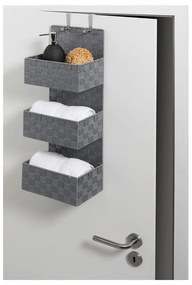 Sivý trojitý kúpeľňový organizér Wenko Adria