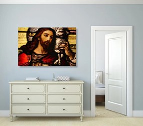 Obraz Ježiš s jahniatkom - 120x80