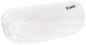 Bavlnená posteľná plachta 180 x 200 cm biela JANBU Beliani