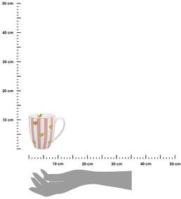 Porcelánový hrnček Little Hearts 360 ml