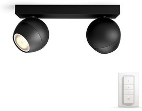 Philips Philips 50472/30/P7 - LED Stmievateľné bodové svietidlo Hue BUCKRAM 2xGU10/5,5W P2391