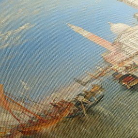 Obraz - Joseph Mallord William Turner, Venice the Dogana and San Giorgio Maggiore, reprodukcia (150x105 cm)