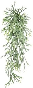 Umelá rastlina Parožnatka závesná, 75 cm, zelená