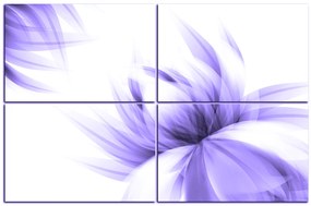 Obraz na plátne - Elegantný kvet 1147VD (120x80 cm)