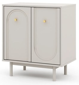 Komoda Mazoma 79 cm kašmír/zlatá