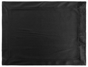 SADA 4 KS PRESTIERANIE NA STÔL MELINDA 40X30 CM ČIERNA