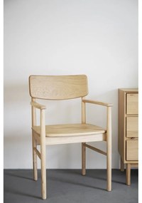 Jedálenská stolička z dubového dreva v prírodnej farbe Maidstone – Rowico