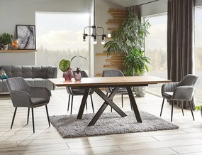 Rozkládací jídelní stůl Capital 160/200 cm dub přírodní/černý