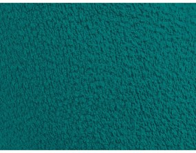 Tyrkysovomodré kreslo z textílie buklé Janissaire – Bobochic Paris