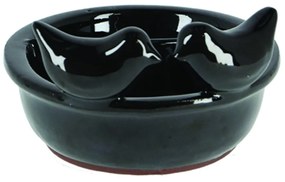 Napájadlo pre vtáky Duke, 8,5x16 cm, keramika, čierna