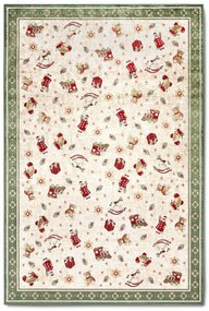 Kusový koberec Villeroy & Boch Toy's delight so strihaným vlasom 106218 Green, Multicolor, 160x230, zelená, obývacia izba, Villeroy & Boch