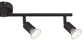 GLOBO 57382-4L - LED Bodové svietidlo OLIWA 4xGU10/3W/230V čierna