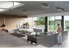 Nástenné bodové svietidlo MERIDA 1xGU10/40W/230V čierna