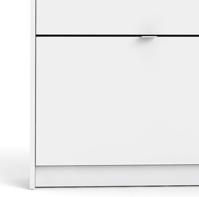 Biela výklopná skrinka na topánky Shoes – Tvilum