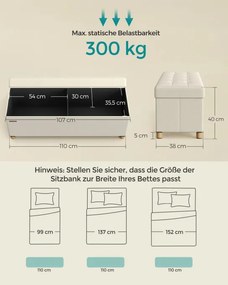 Lavička s vekom LSF018W11