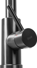 Rea Fresh, drezová batéria s výsuvnou výlevkou, grafitová, REA-B7437