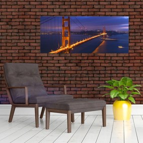 Obraz - Golden Gate Bridge (120x50 cm)