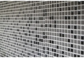 Sklenená mozaika CUBA 05G ŠEDÁ 30,5x30,5 cm