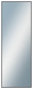 DANTIK - Zrkadlo v rámu, rozmer s rámom 50x140 cm z lišty Hliník grafit drásaná (7269224)