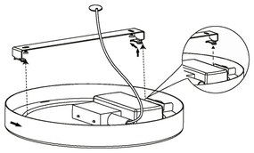 Eglo 99229 - LED stropné svietidlo FUEVA 5 LED/16,5W/230V