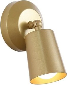 Searchlight 23340GO - Nabíjateľné a stmievateľné LED nástenné svietidlo CONE LED/1,5W/5V zlaté