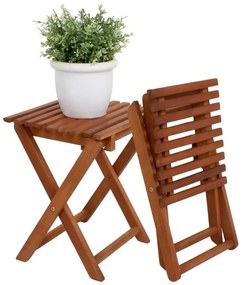 Hnedé záhradné stoličky v súprave 2 ks Tacoma – Garden Pleasure