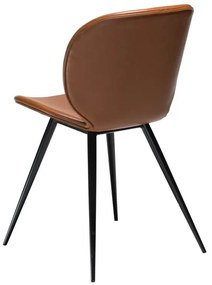Hnedá koženková stolička DAN-FORM Denmark Cloud
