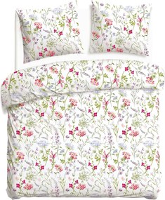 BAVLNENÉ OBLIEČKY COTTONLOVE 200X220 CM, 2 KS 70X80 CM KVETY