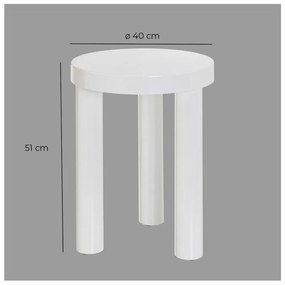 Okrúhly odkladací stolík ø 40 cm Dórica – Casa Selección