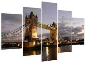 Obrázok - Tower Bridge v noci (150x105 cm)