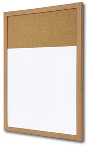 Combi Board whiteboard / korok 45 × 60 cm, biela