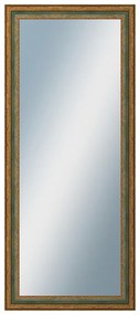 DANTIK - Zrkadlo v rámu, rozmer s rámom 60x140 cm z lišty HRAD zelená (3005)